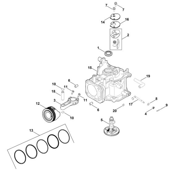 Picture of C - Albero a camme HD775 (HD775-3027)